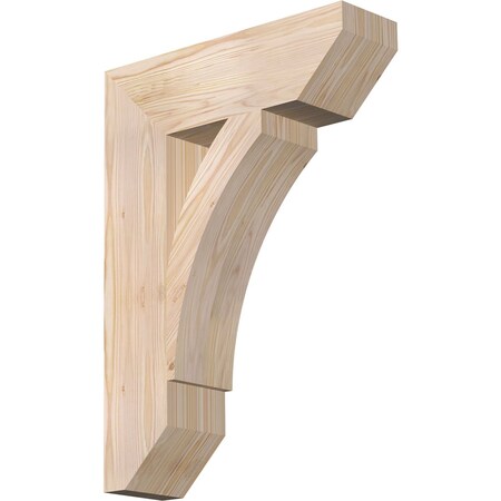 Ekena Millwork Thorton Slat Smooth Bracket, Douglas Fir, 5 1/2"W x 20"D x 28"H BKT06X20X28THR06SDF